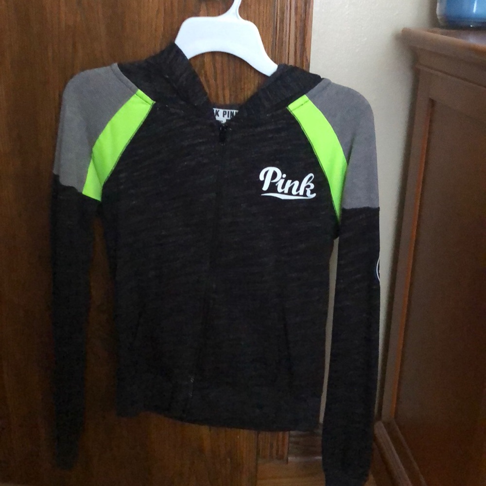 Pink Zip-Up Sweater